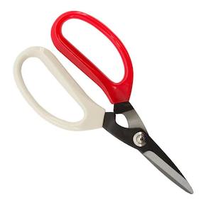 Heavy Duty Scissors - White/Red (10-CUTTER-1)