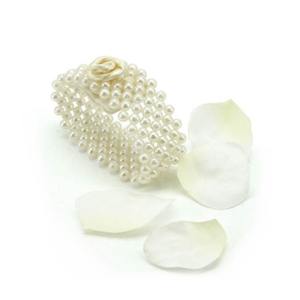 Oceans Accessories Wedding Corsage: Pearl Bracelet Small 2.5cm Wide - Ivory (62402)