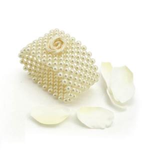Oceans Accessories Wedding Corsage: Pearl Bracelet Large 4cm Wide - Ivory (62405)