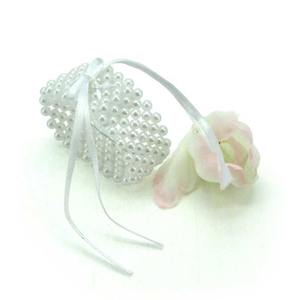 Pearl Bracelet Small 2.5cm Wide - White (62400)