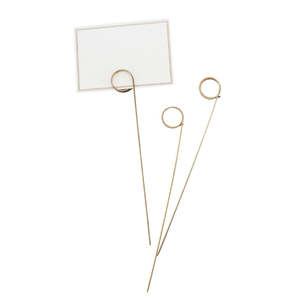 Bamboo Pick w/Bent Head 2Diax18Lcm Pk/100 - Black