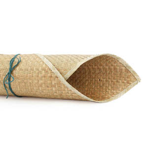 Oceans Fabric Floral Wrap Natural: Nat Woven Mat 60x60cm Pk/5 - Natural