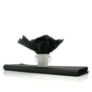 Tissue Coloured 50x75cm (17gsm) - Black