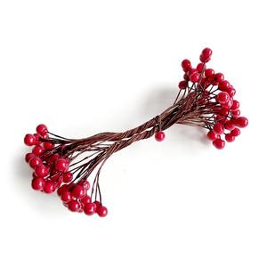 Artificial Christmas Berries Tie Pk/50 - Red