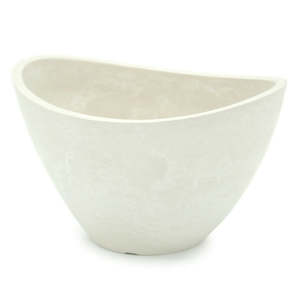 Stonefusion Ship Vessel Medium 25Lx18Wx15Hcm - White