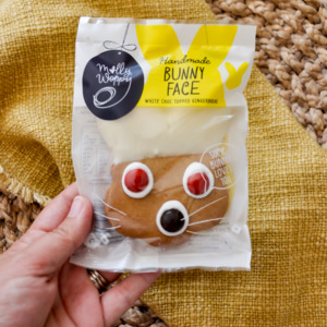 Bunny Face White Choc Topped Gingerbread * 48 pack