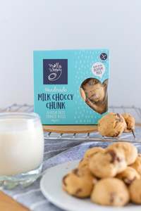 Molly Woppy Bites Gluten Free Milk Choccy Chunk Cookie 130g 12/CTN