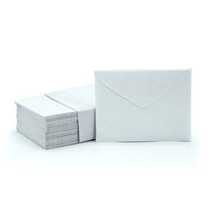 Florist Card Envelope 11x8.5cm Pk/1000 - White