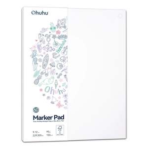 Art Pads Sketchbooks: Ohuhu Bleedproof Marker Pad, Art Sketchbook, 60 sheets, 229x305mm