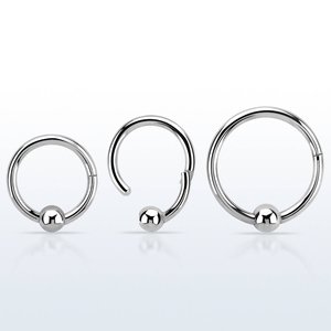Products: Surgical Steel Hinged Ring