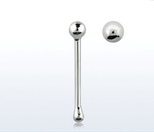 Products: Gold plated Nose Studs With Clear Crystals