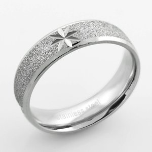 Products: Black Steel Wide Band Ring