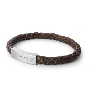 Black Latitude Bracelet- Steel