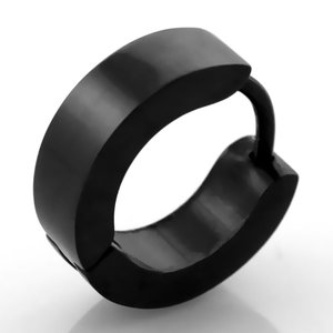 Sun/Moon Steel Huggies in Gold