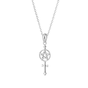 The Wiccan Key – Pentagram Necklace 925 Sterling Silver