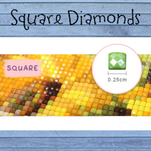 Custom Diamond Painting - Square Diamonds
