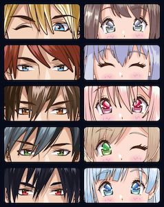 Paint by Numbers - Anime - I See You