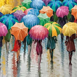 Paint by Number - Rainy Days