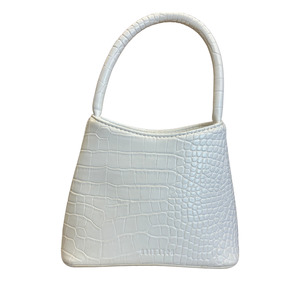 Accessories: BRIE LEON White Mini Purse Y1214