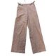 KATE SYLVESTER brown wool herringbone wide leg pants P1125
