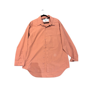 Tops: ENTIRE STUDIOS MAROON oversized shirt Y0126