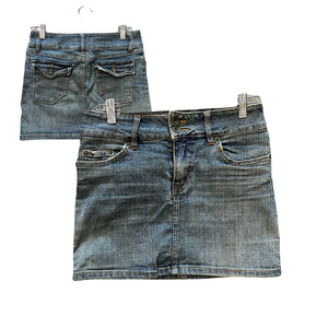Pants: SPR dark Wash denimMini Skirt R0126