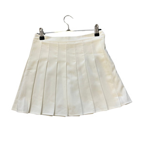 Pants: PPHOME STUDIO (new) white pleated mini Skirt P1125