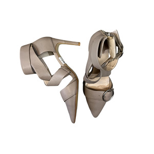 Shoes: MI PIACI beige point toe strappy heel Y1025