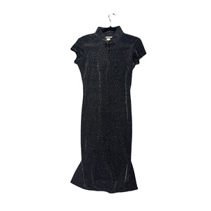 Dresses: PILPEL Grey Sheer Sparkle Traditional Chinese Inspired Dress R0425