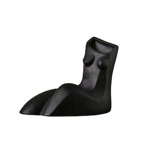 Evelina Body Vase - Black