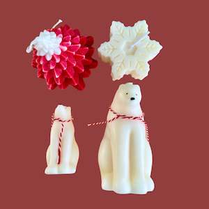 Polar Bear Christmas Candle Bundle