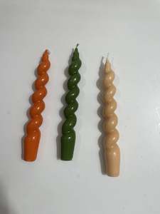 Twist candle - Peach