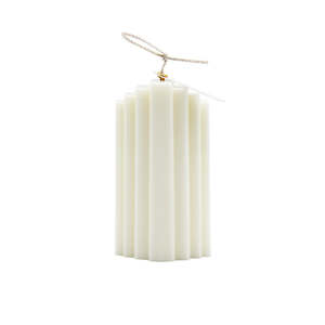 Teddy Candle Collection: Chime Candle - White