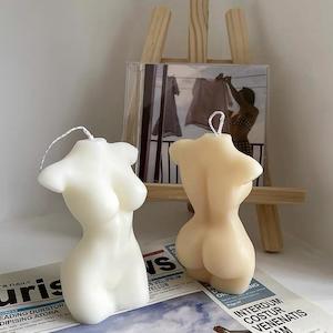 Naked Lady Body Candle - White