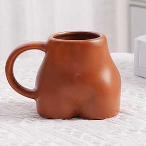 Artistic Homeware: Juicy Booty Mug - Brown