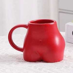 Artistic Homeware: Juicy Booty Mug - Red
