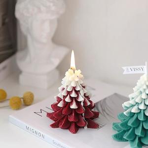 Christmas Collection: Christmas Tree Candle - Red