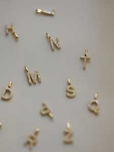 18k Gold Plated Jewellery: DIY name necklace - Sterling Silver