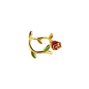 18k Gold Plated Jewellery: Rose ring