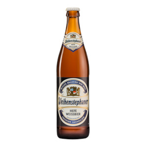 Weihenstephaner 1: Weihenstephan Hefe Weissbier (Wheat Beer) 5.4% 500ml