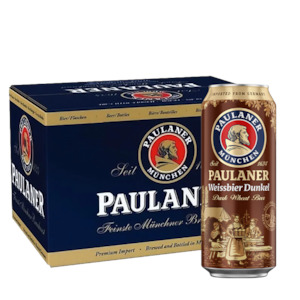 Paulaner Hefeweiss Dunkel 5.3% Can 500ml - 24 Pack