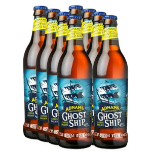 United Kingdom England: Adnams Beer Ghost Ship Citrus Pale Ale 4.5% 500ml - 8 Pack