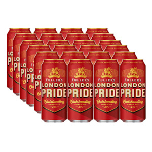 United Kingdom England: Fuller's London Pride Amber Ale 4.7% 500ml Can - 24 Pack