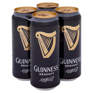 Guinness Draught Stout Beer 440ml - 4 Pack