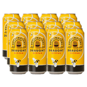 Boddingtons Draught Bitter Beer Can 440ml - 12 Cans