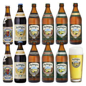 Ayinger: Ayinger Ultimate Mix Box - 11 BEERS + UNIQUE GLASS*