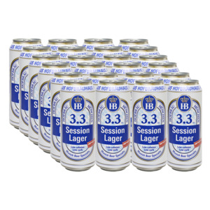 Hofbrau Session Lager 3.3% 500ml Can - 24 Pack