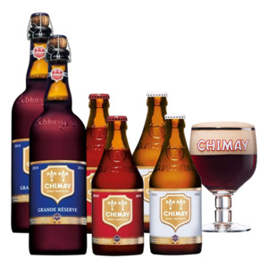 Chimay Bundle Pack - 6x Beers with 1x Chimay 330ml Glass
