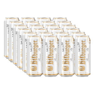 Beerswelove: Bitburger Pilsner 4.8% 500ml Can - 24 Pack