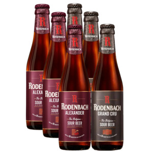 Beerswelove: Rodenbach 6x Oak-Aged Sour Ales - 3x Grand Cru, 3x Alexander 330ml